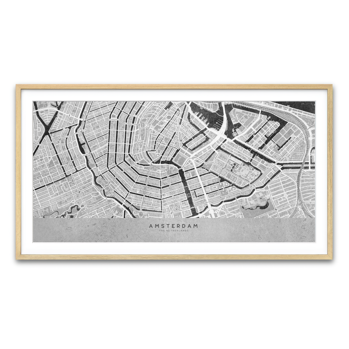 Framed Print 2x1 Natural