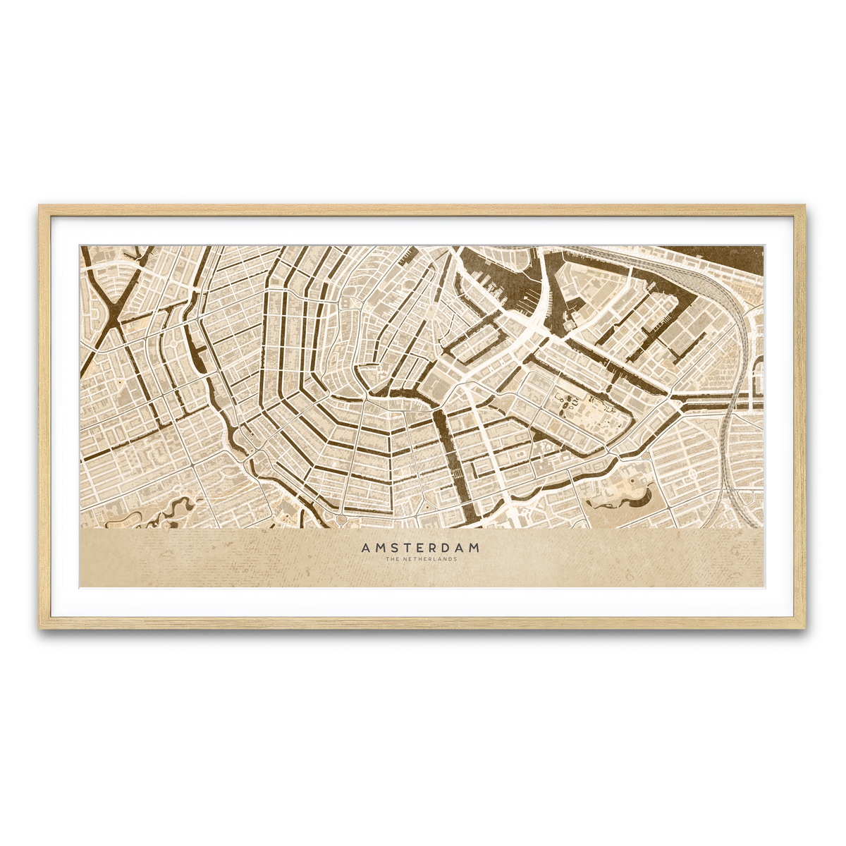 Framed Print 2x1 Natural