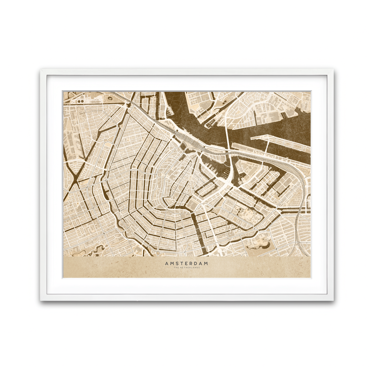 Framed Print 4x3 White