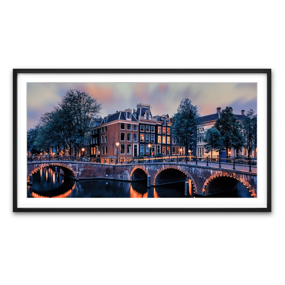 Framed Print 2x1 Black