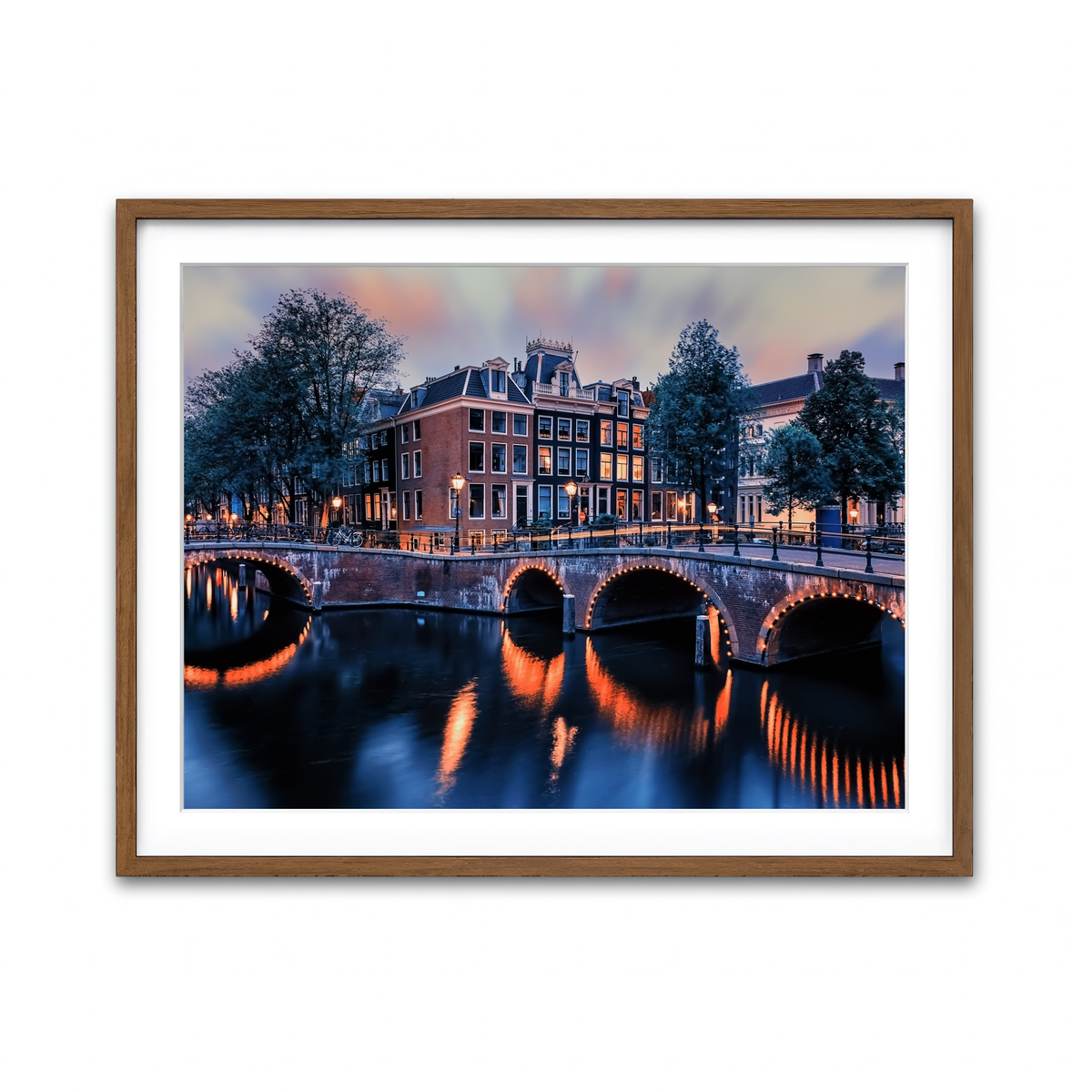 Framed Print 4x3 Walnut