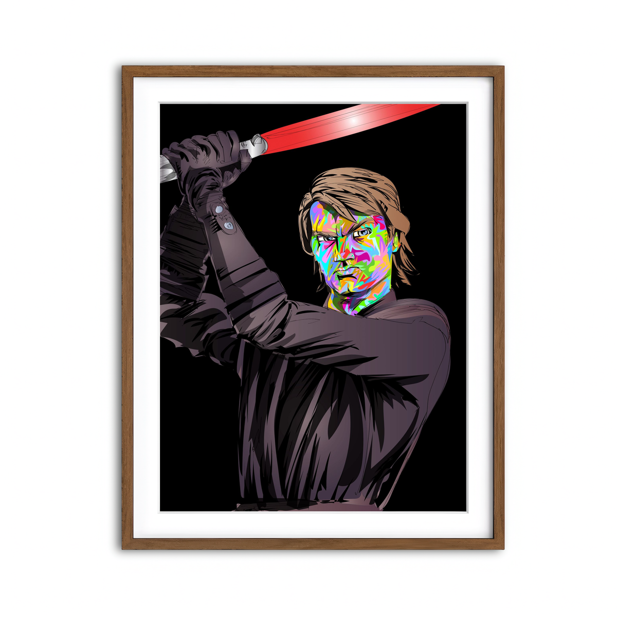 Framed Print 3x4 Walnut