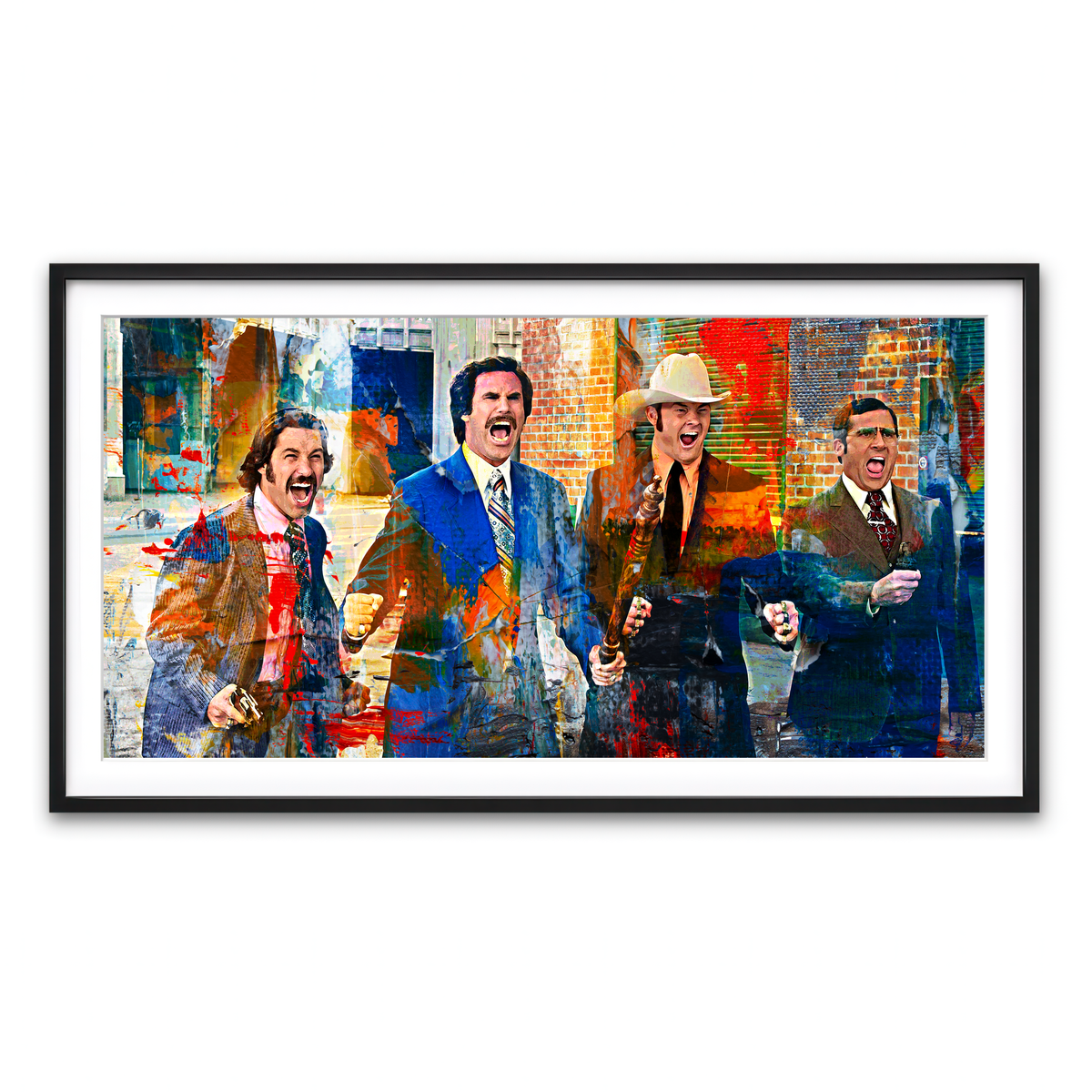 Framed Print 2x1 Black