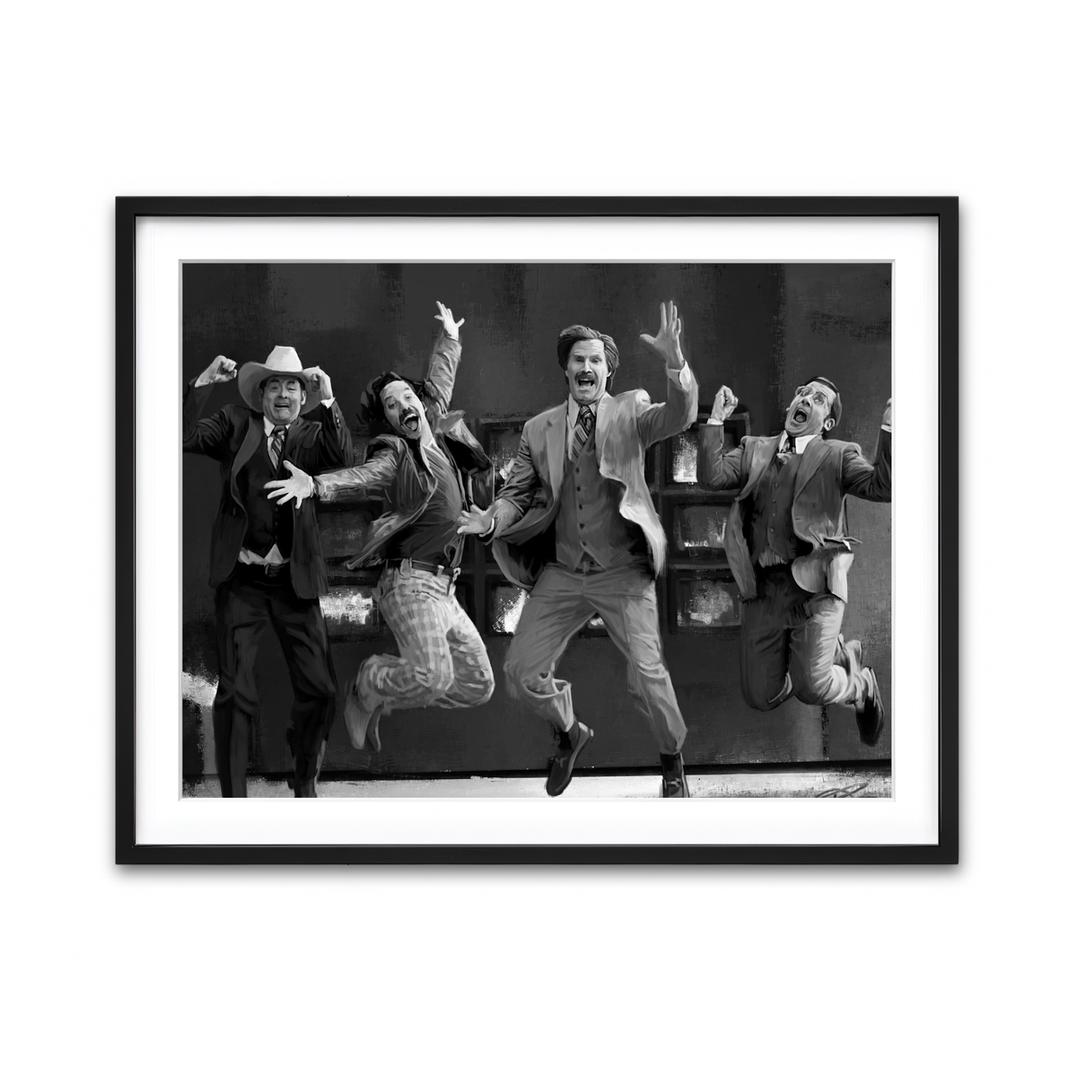 Framed Print 4x3 Black