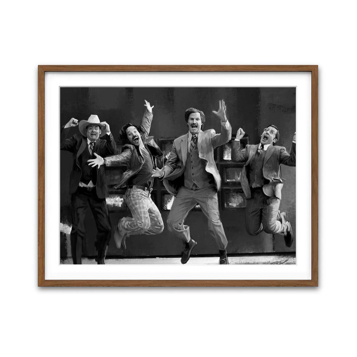 Framed Print 4x3 Walnut