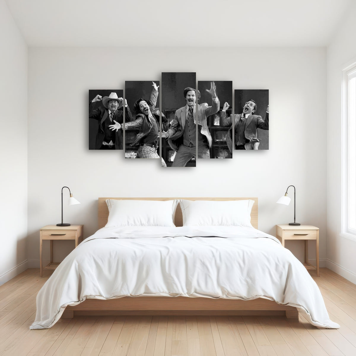 AUTO-MOCKUP ROOM | Anchorman Grayscale