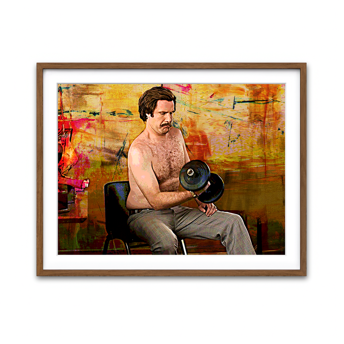 Framed Print 4x3 Walnut