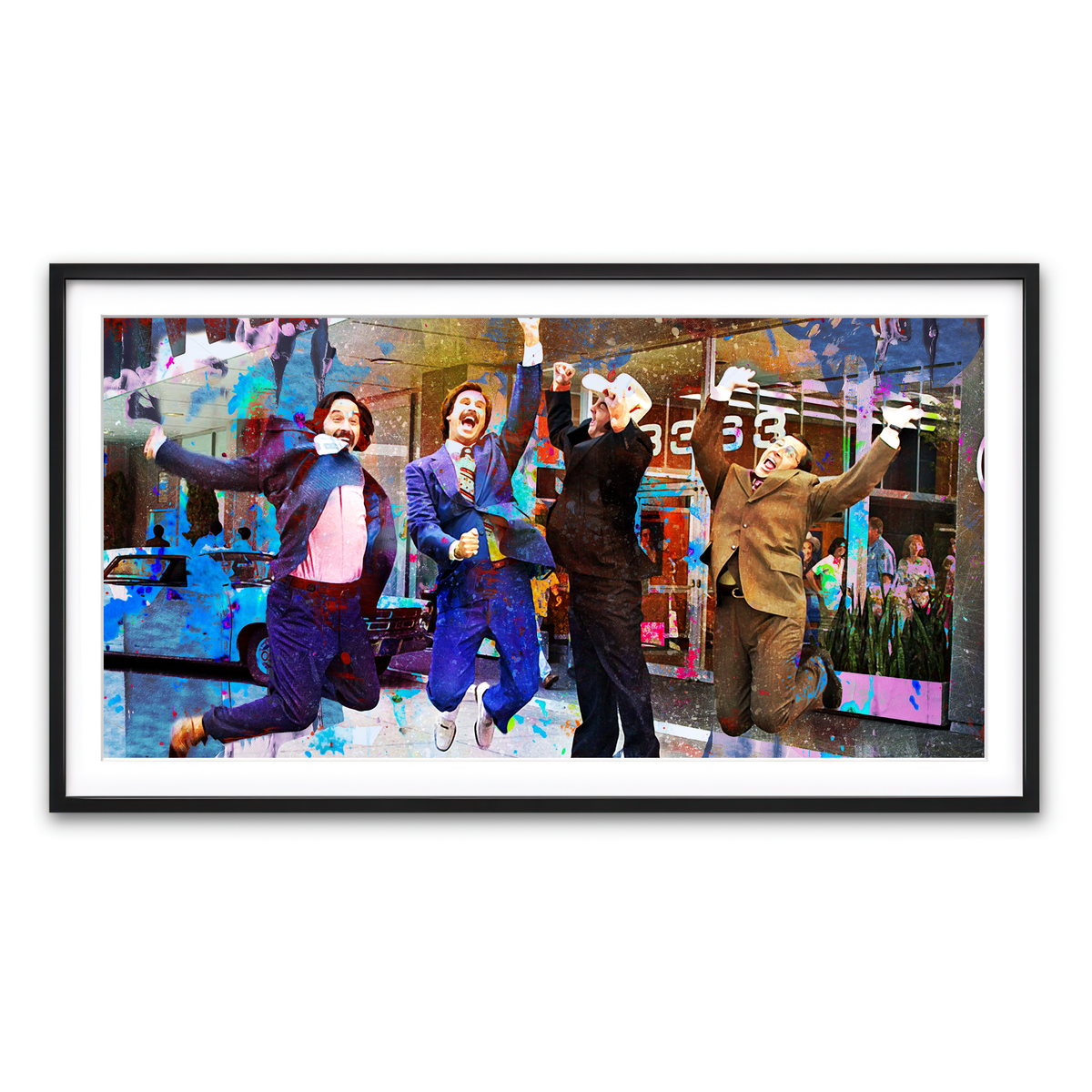 Framed Print 2x1 Black
