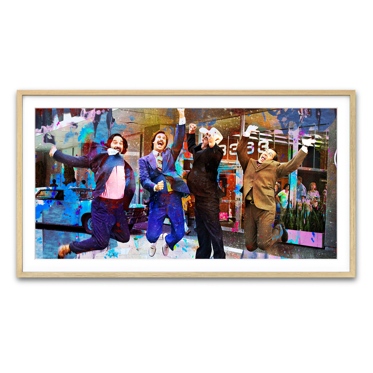 Framed Print 2x1 Natural
