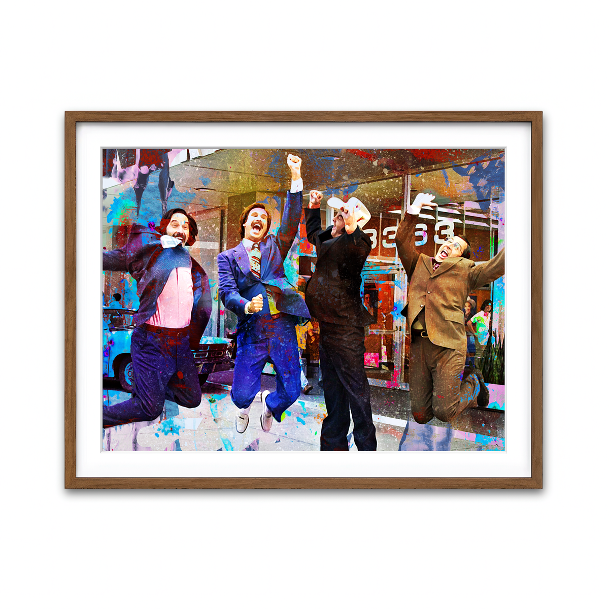 Framed Print 4x3 Walnut