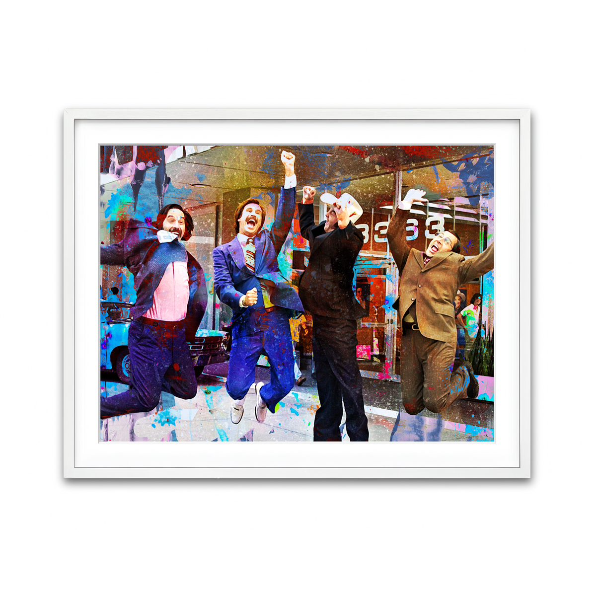 Framed Print 4x3 White
