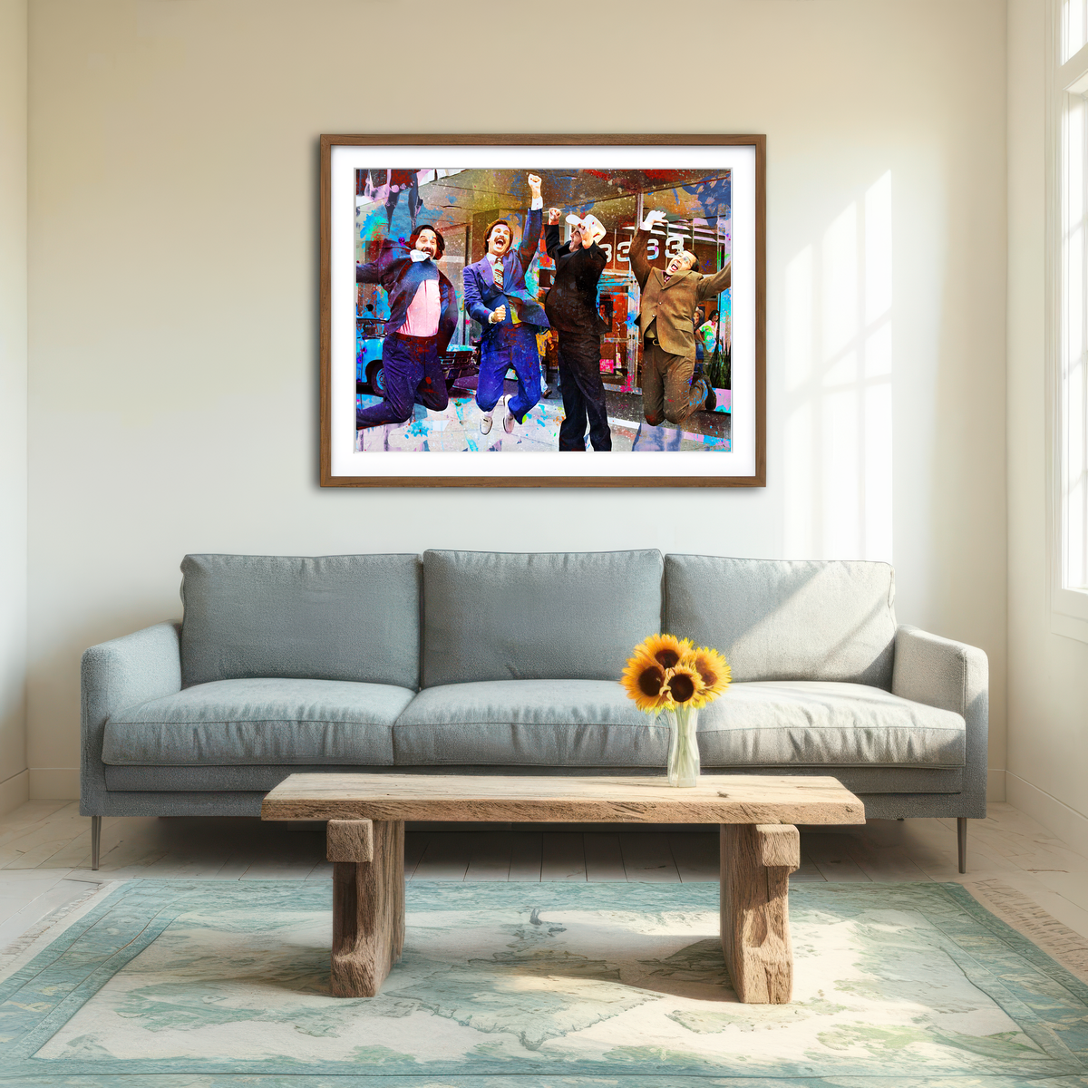 AUTO-MOCKUP ROOM | Anchorman Wall Art