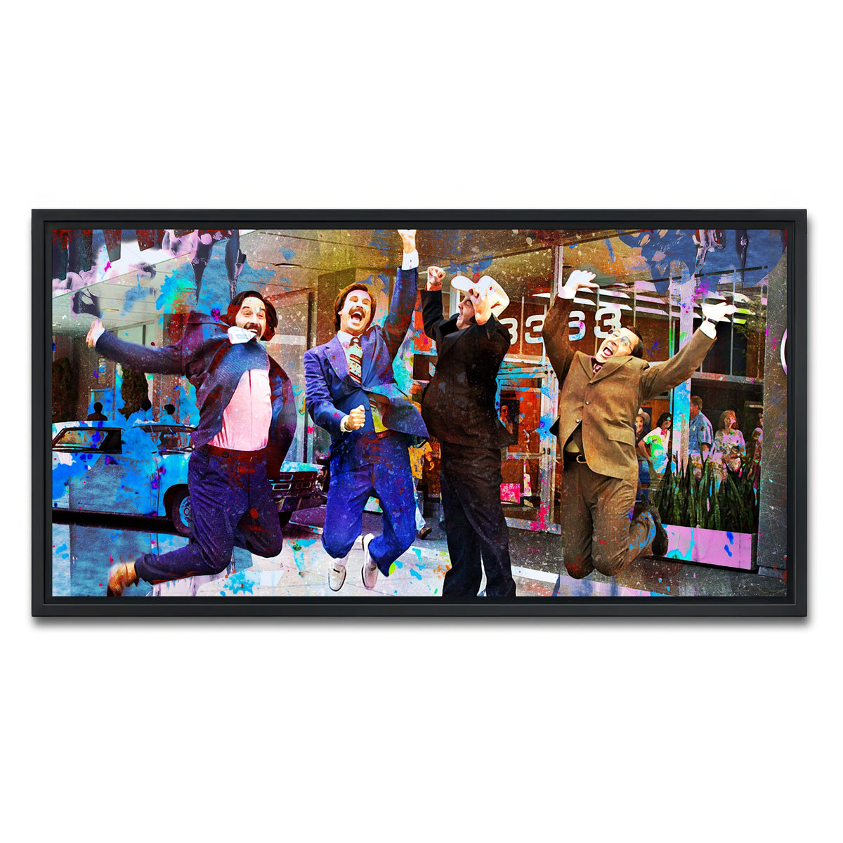 AUTO-MOCKUP WHITE | Anchorman | 1 Piece | Black Framed Canvas | group=2x1