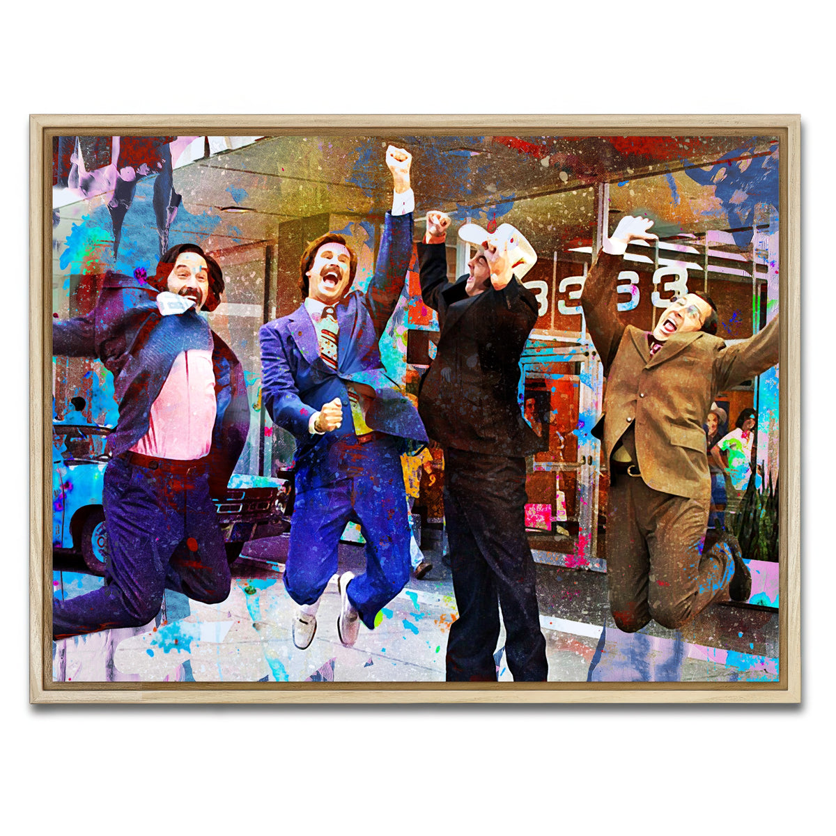 AUTO-MOCKUP WHITE | Anchorman | 1 Piece | Natural Framed Canvas | group=4x3