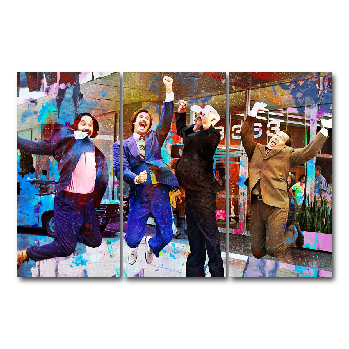AUTO-MOCKUP WHITE | Anchorman | 3 Piece | Gallery Wrap Canvas | group=12x24