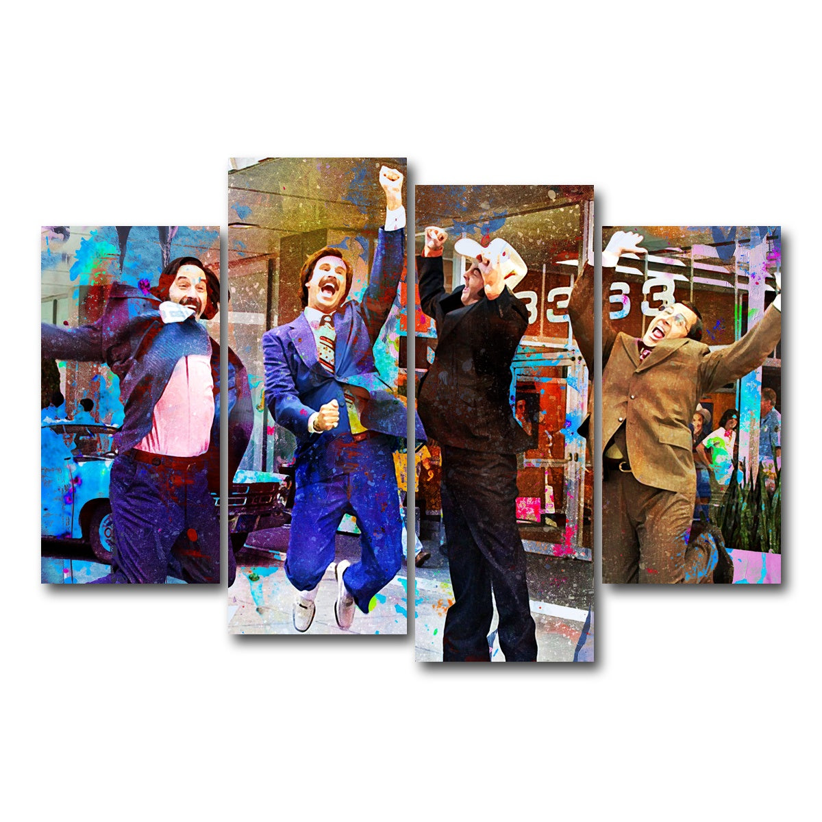 AUTO-MOCKUP WHITE | Anchorman | 4 Piece | Gallery Wrap Canvas | group=4_short