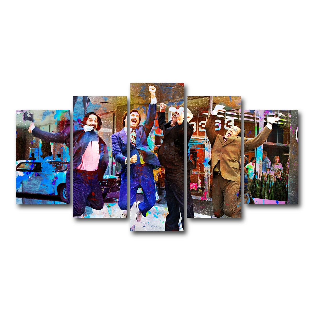 AUTO-MOCKUP WHITE | Anchorman | 5 Piece | Gallery Wrap Canvas | group=5_normal