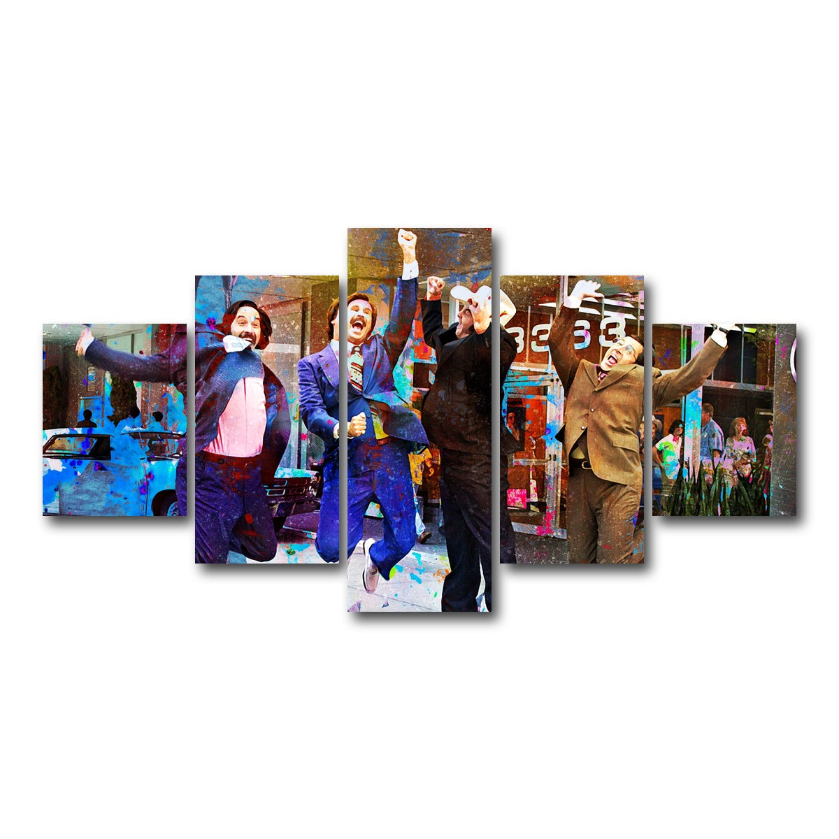 AUTO-MOCKUP WHITE | Anchorman | 5 Piece | Gallery Wrap Canvas | group=5_short