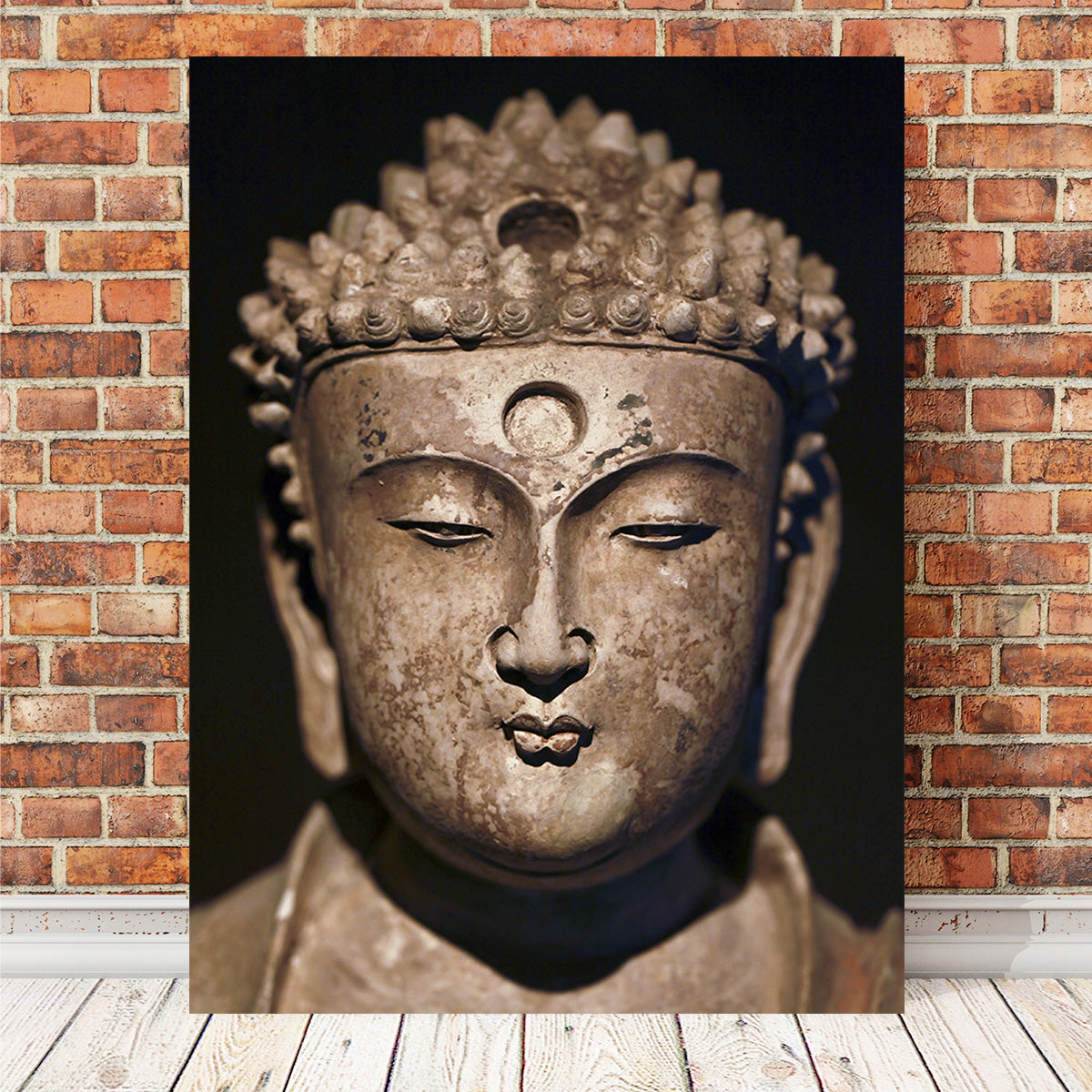 Ancient Buddha Statue Wall Art