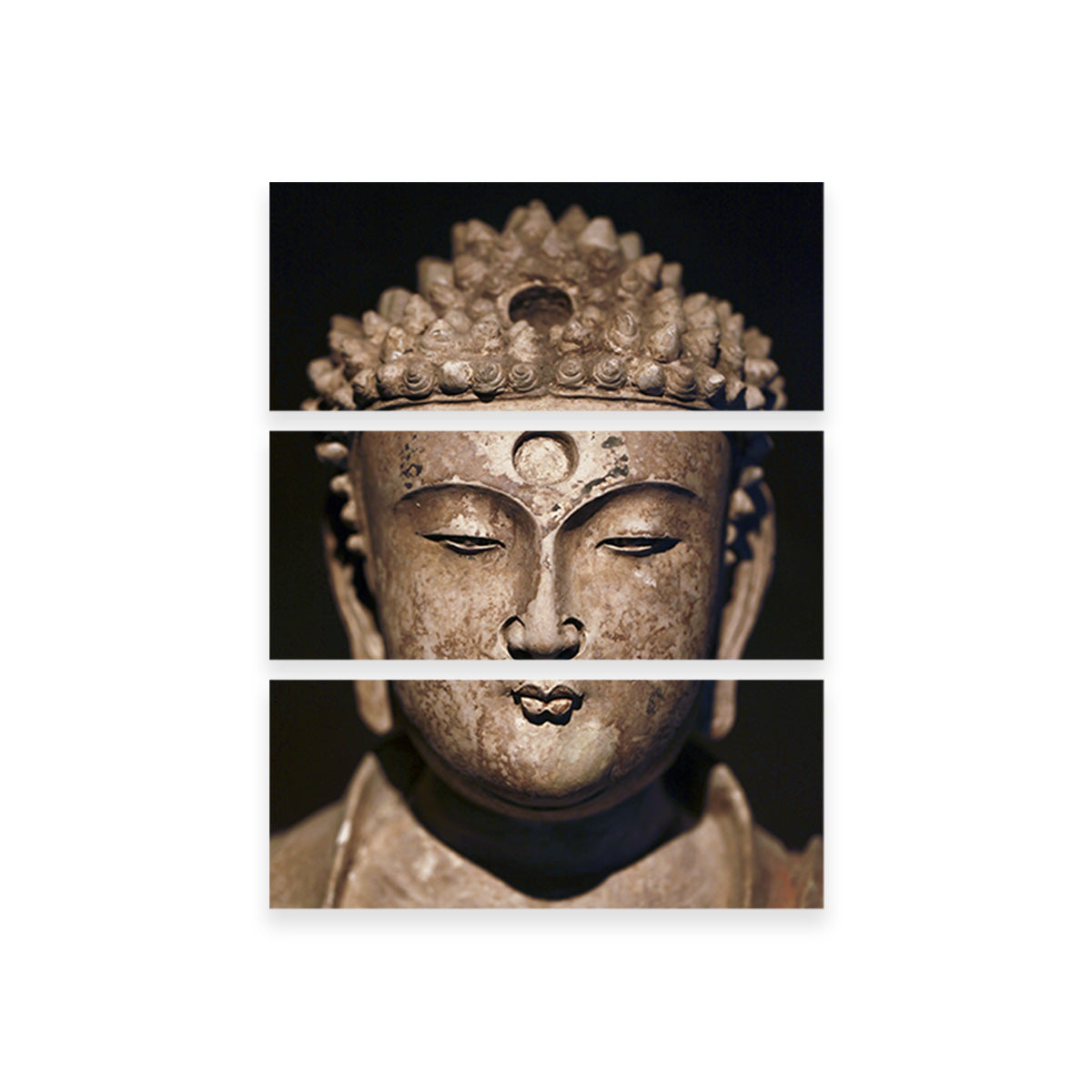 Ancient Buddha Statue Wall Art