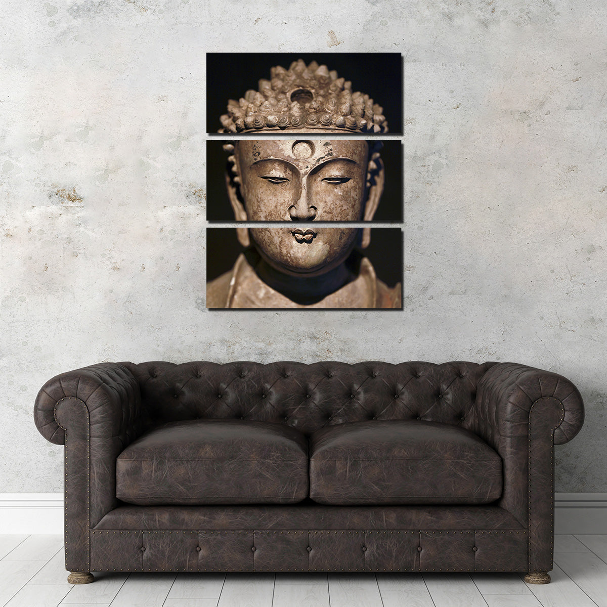 Ancient Buddha Statue Wall Art