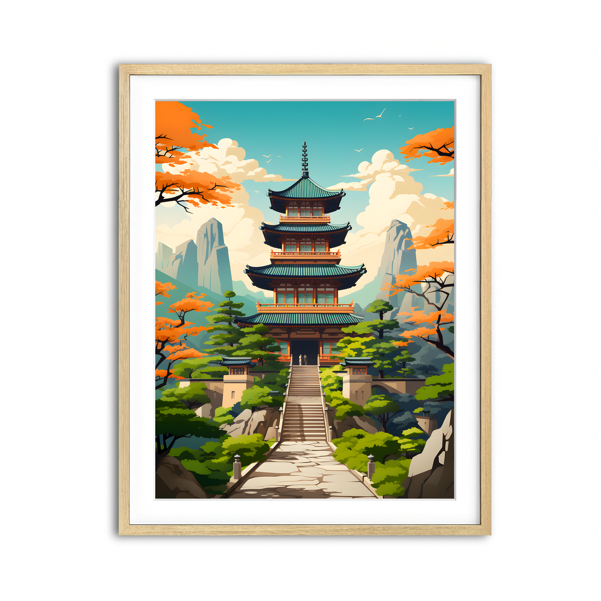 Framed Print 3x4 Natural