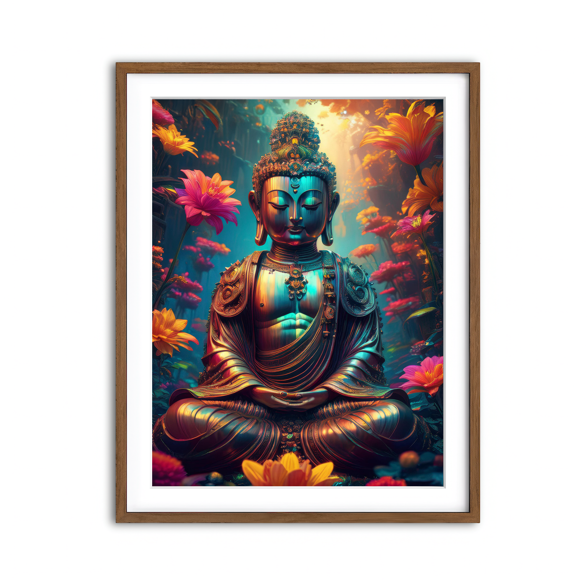 Framed Print 3x4 Walnut