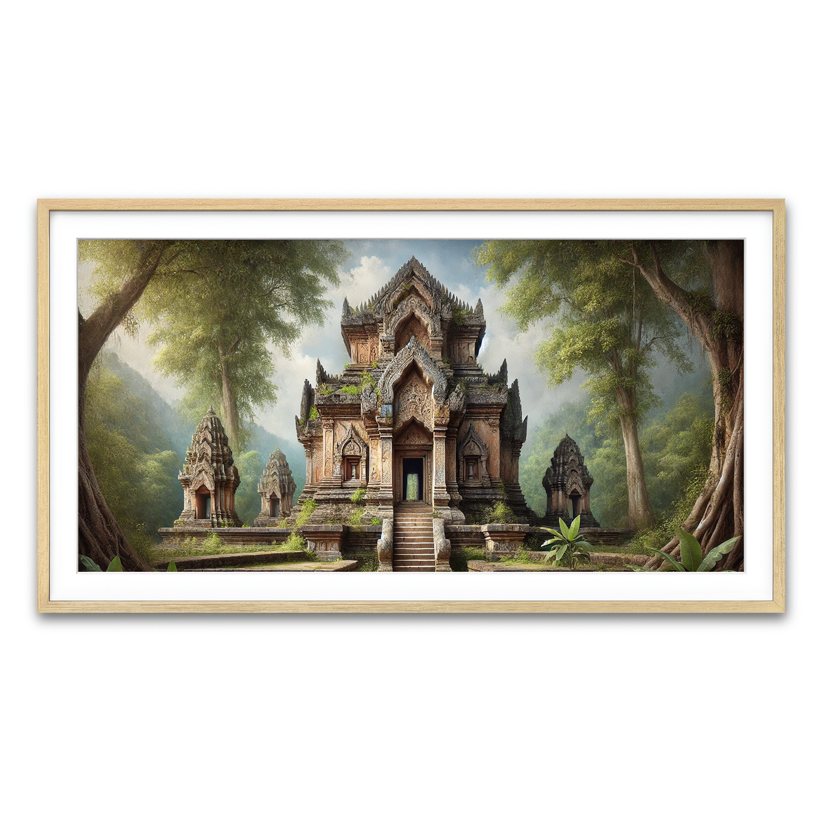 Framed Print 2x1 Natural
