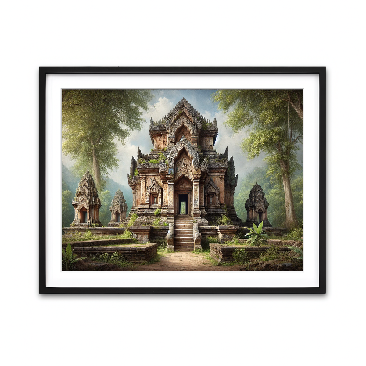 Framed Print 4x3 Black