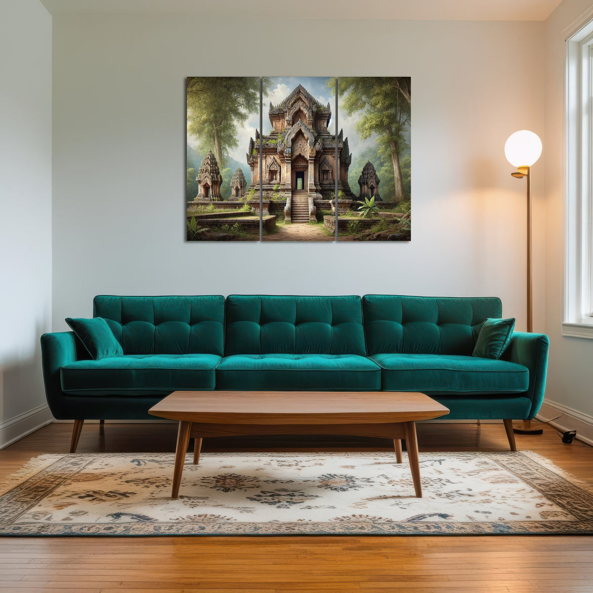 AUTO-MOCKUP ROOM | Ancient Buddhist Temple