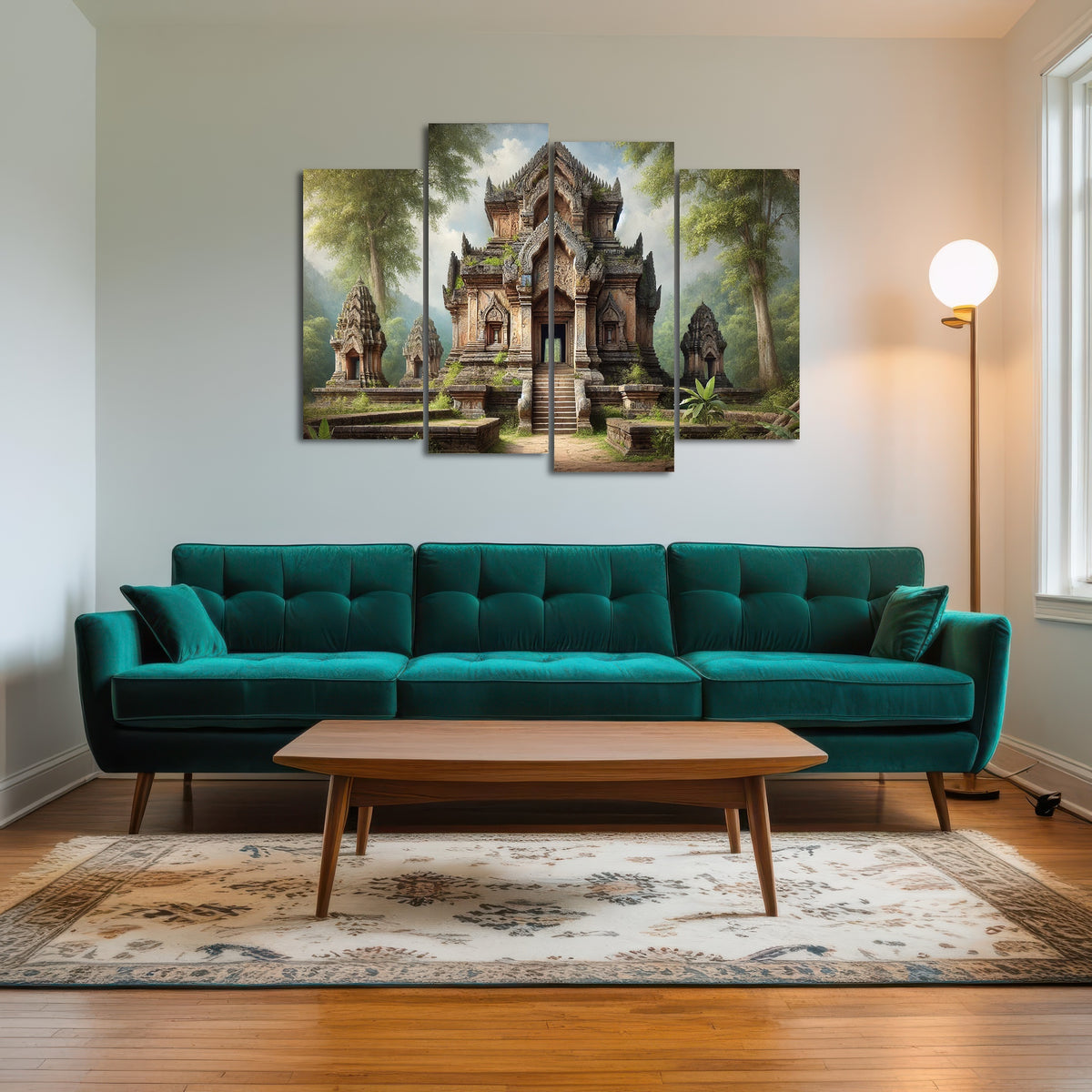 AUTO-MOCKUP ROOM | Ancient Buddhist Temple