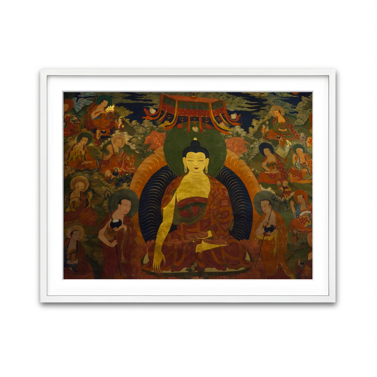 Framed Print 4x3 White