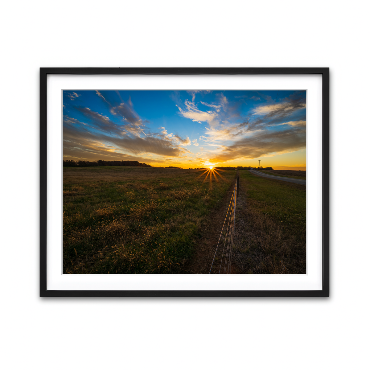 Framed Print 4x3 Black