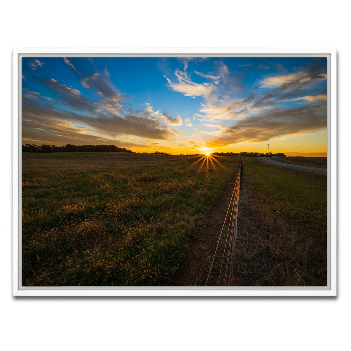 AUTO-MOCKUP WHITE | Anderson South Carolina | 1 Piece | White Framed Canvas | group=4x3
