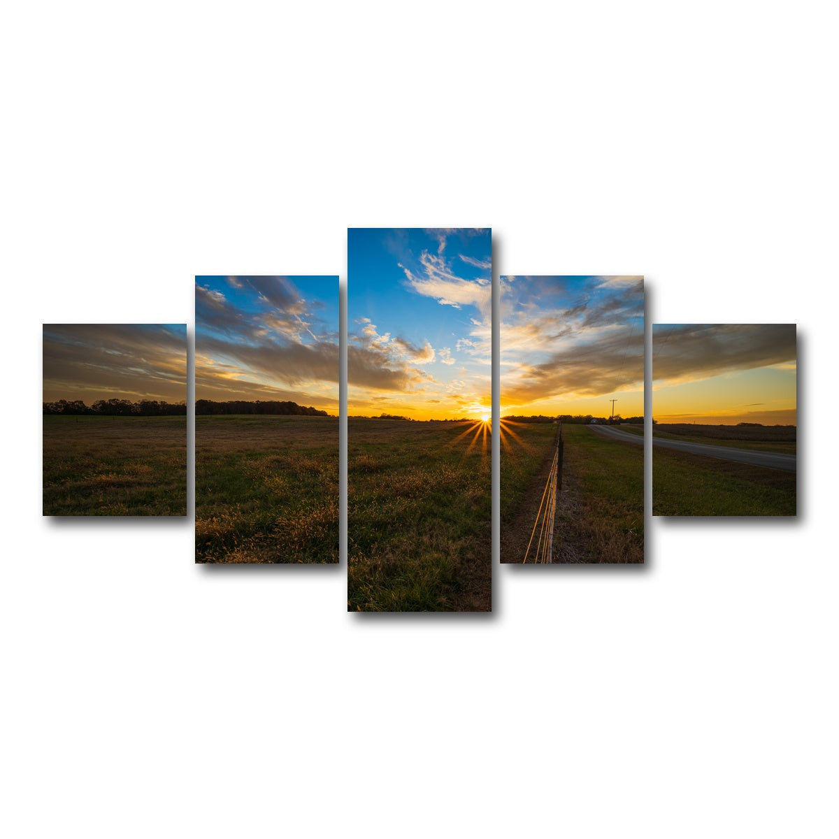 AUTO-MOCKUP WHITE | Anderson South Carolina | 5 Piece | Gallery Wrap Canvas | group=5_short