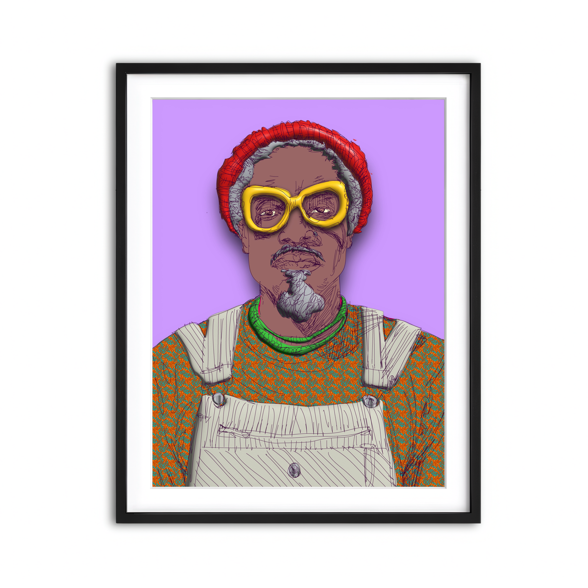 Framed Print 3x4 Black