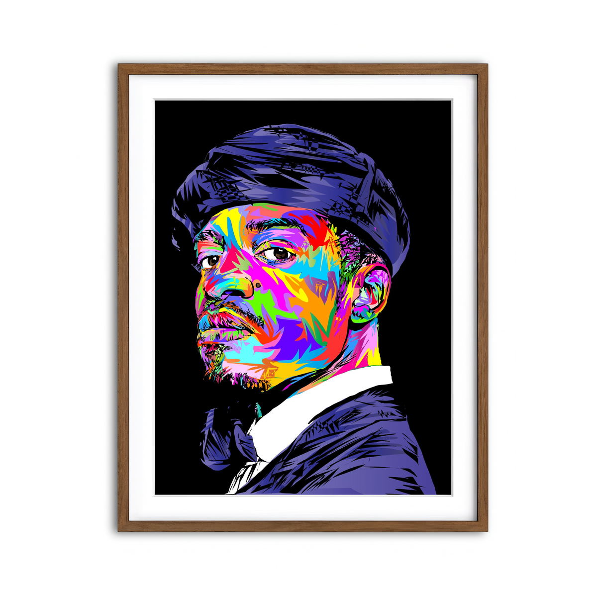 Framed Print 3x4 Walnut