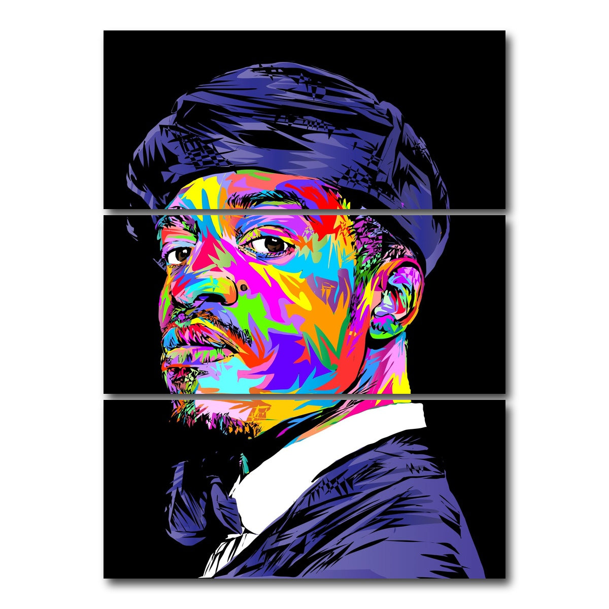 AUTO-MOCKUP WHITE | Andre | 3 Piece | Gallery Wrap Canvas | group=8x18_stacked