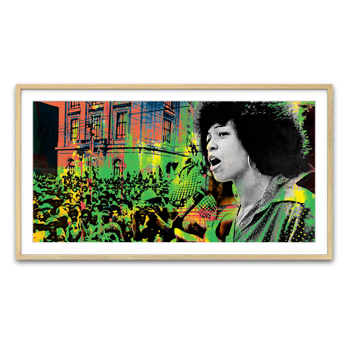 Framed Print 2x1 Natural