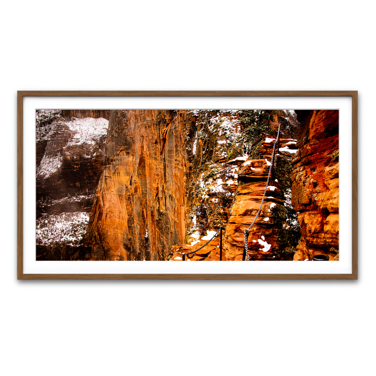 Framed Print 2x1 Walnut