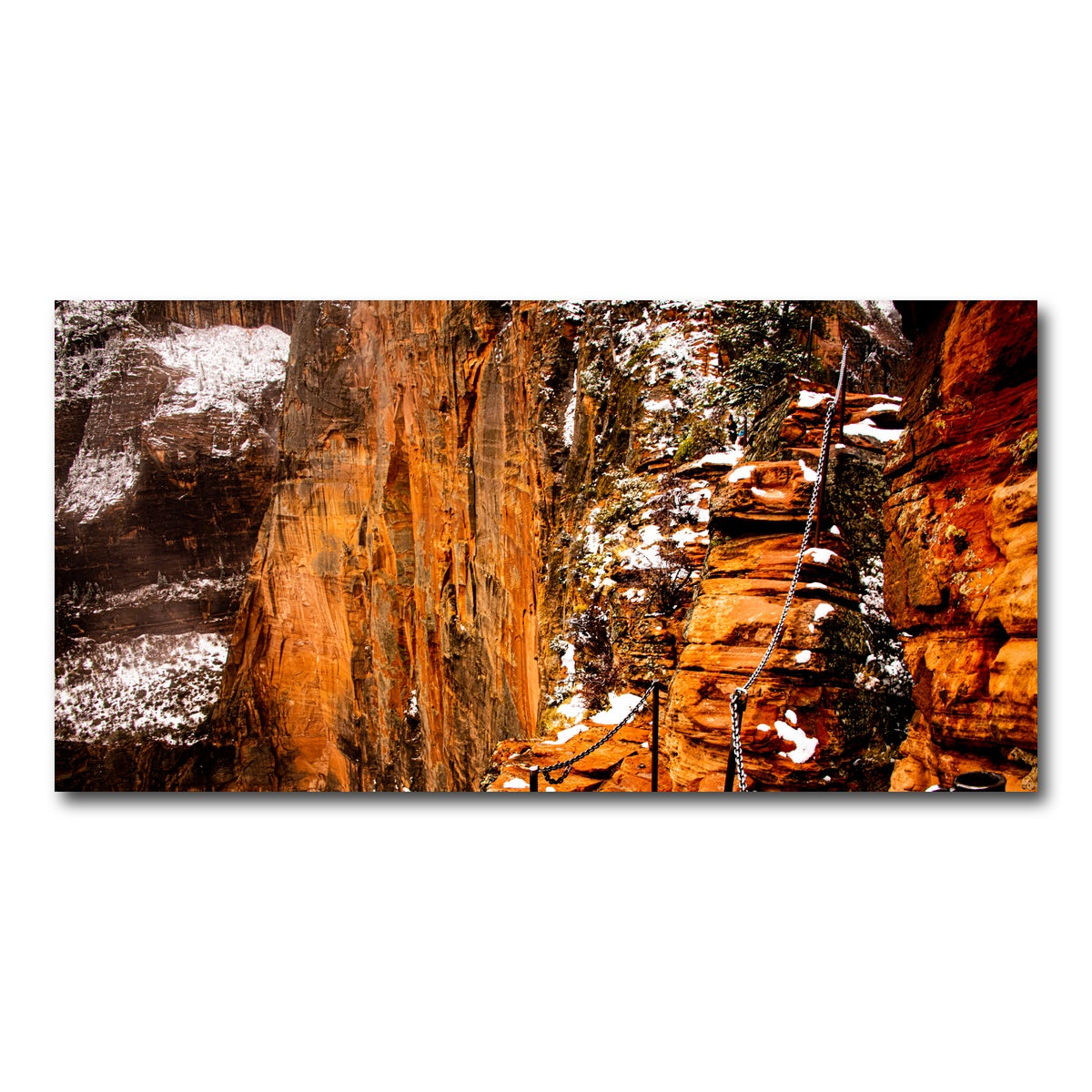 AUTO-MOCKUP WHITE | Angels Landing Trail | 1 Piece | Gallery Wrap Canvas | group=2x1