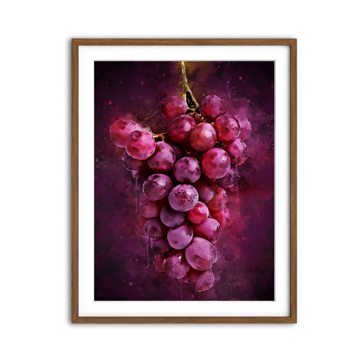 Framed Print 3x4 Walnut