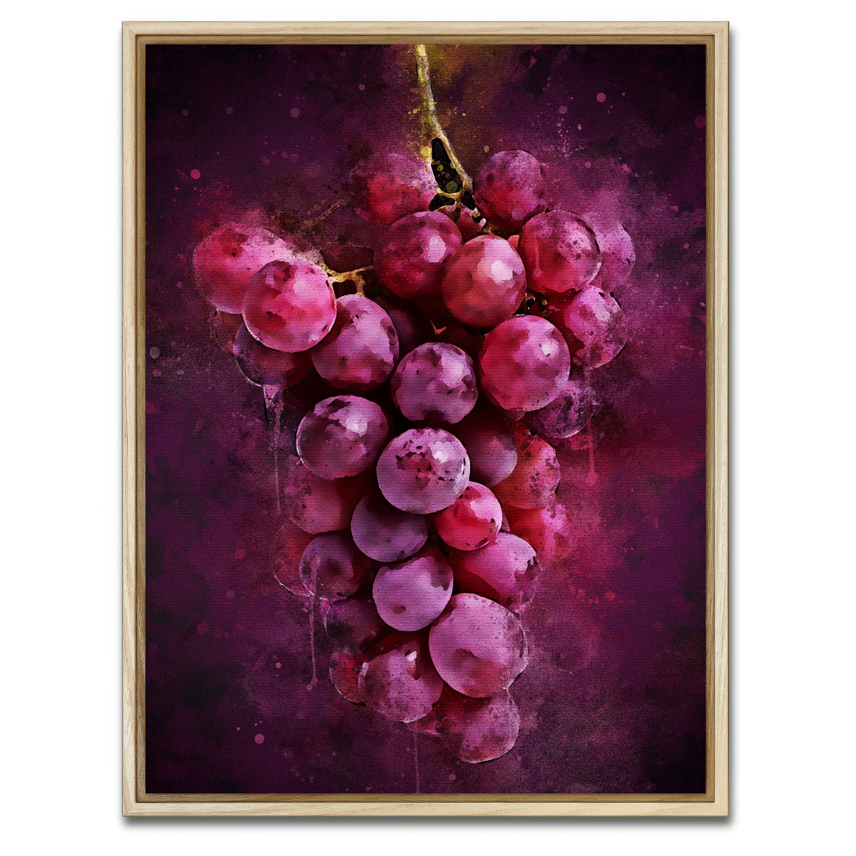 AUTO-MOCKUP WHITE | Anggur | 1 Piece | Natural Framed Canvas | group=3x4