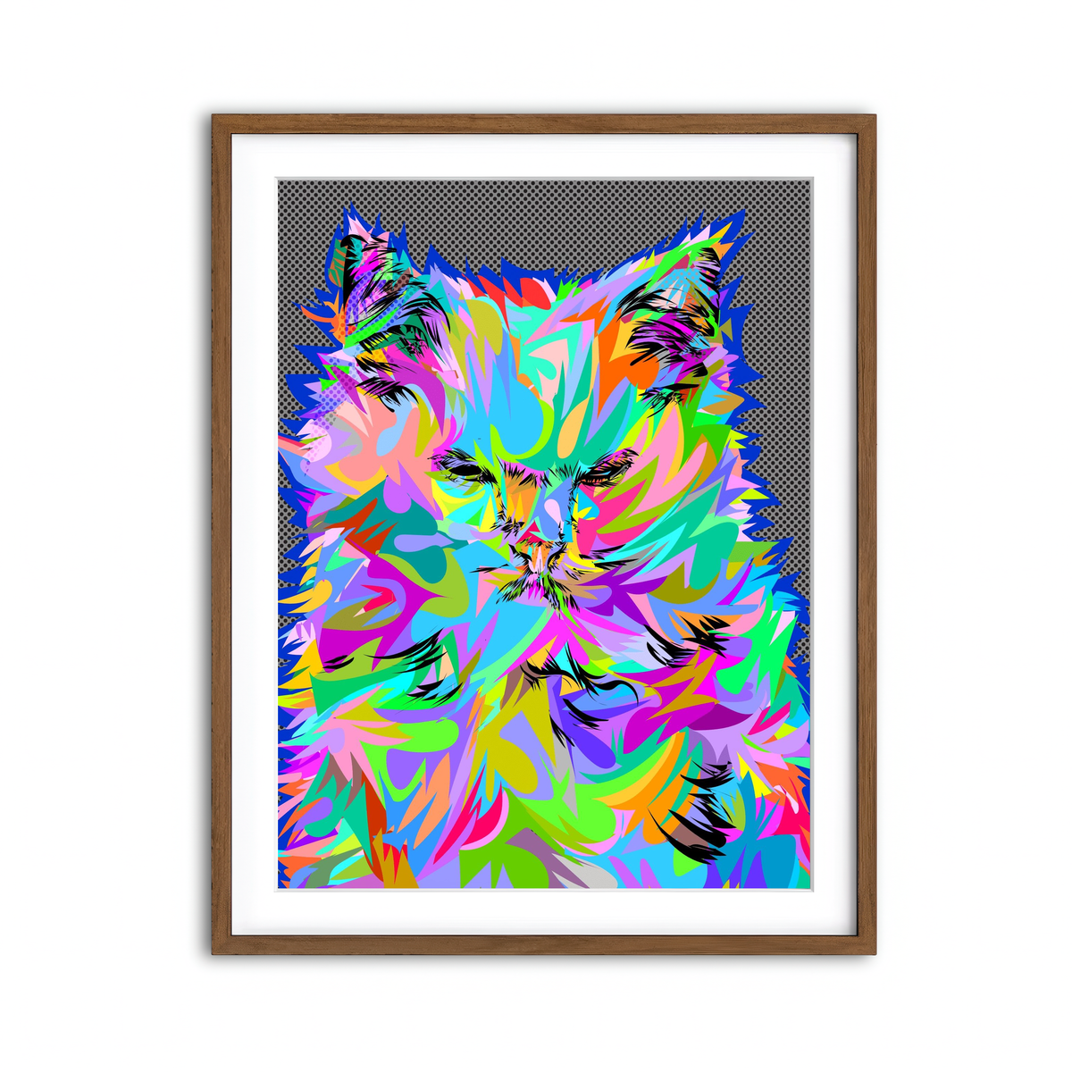 Framed Print 3x4 Walnut