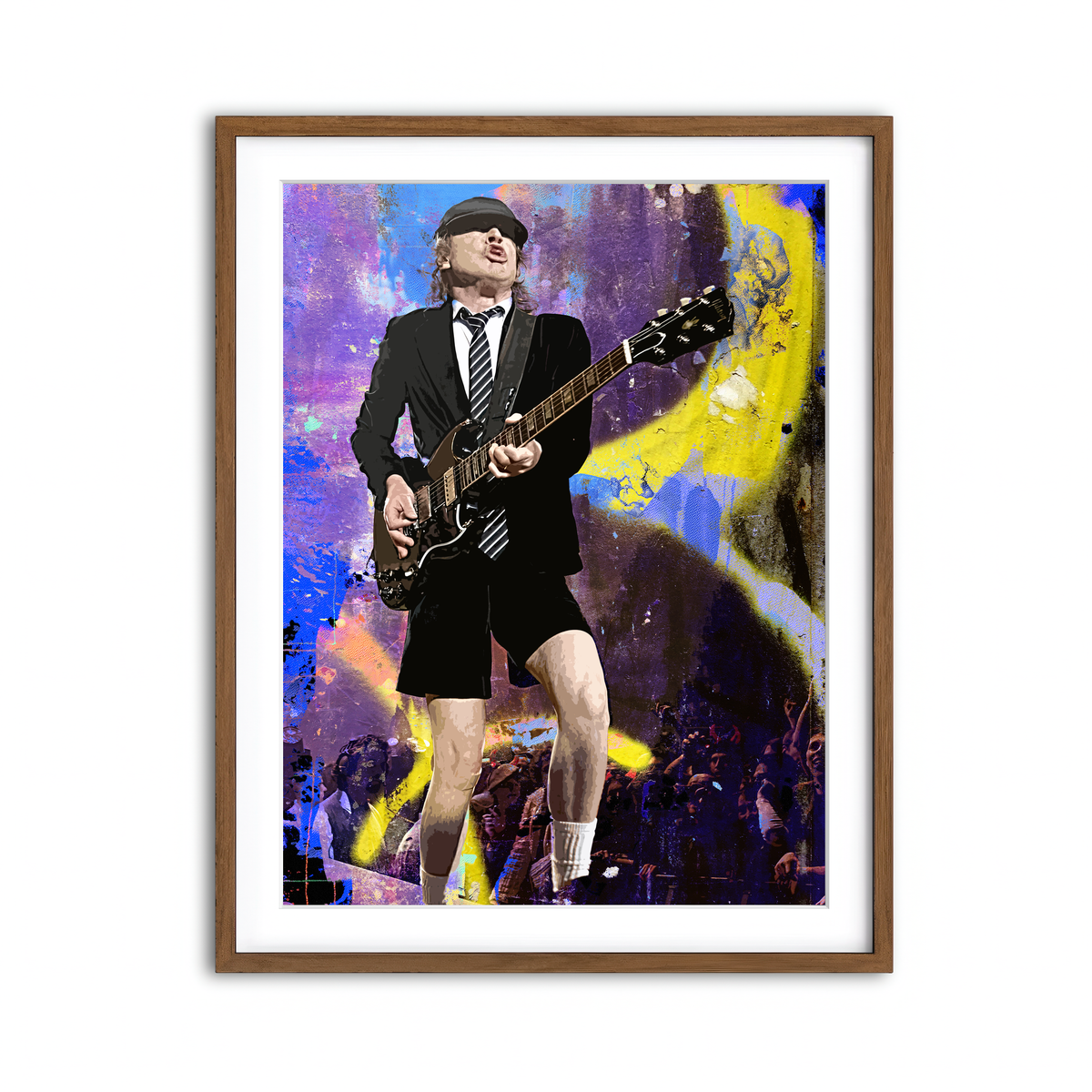 Framed Print 3x4 Walnut