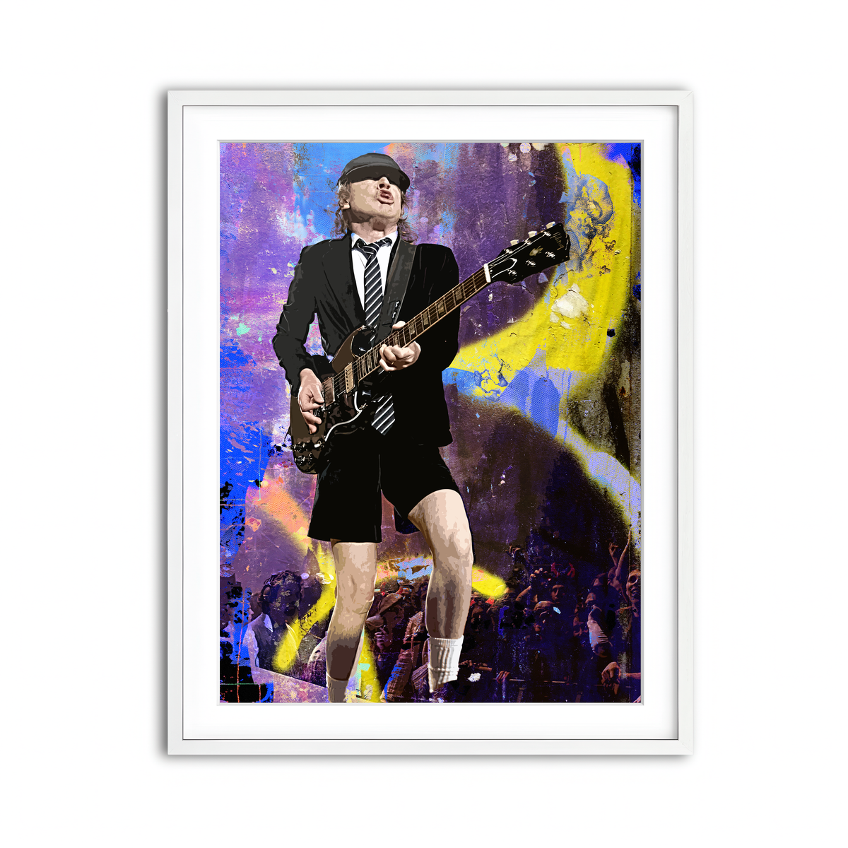 Framed Print 3x4 White