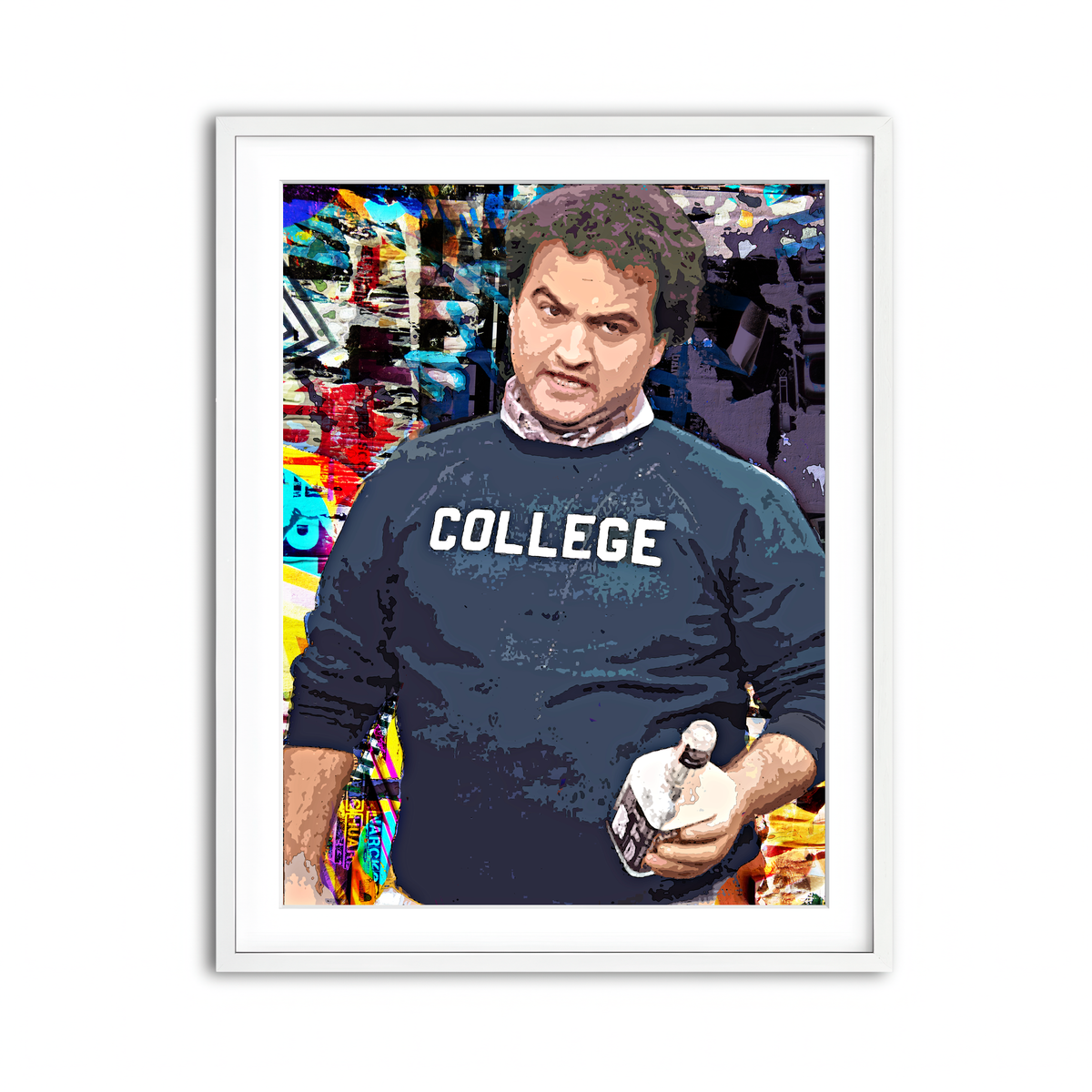 Framed Print 3x4 White