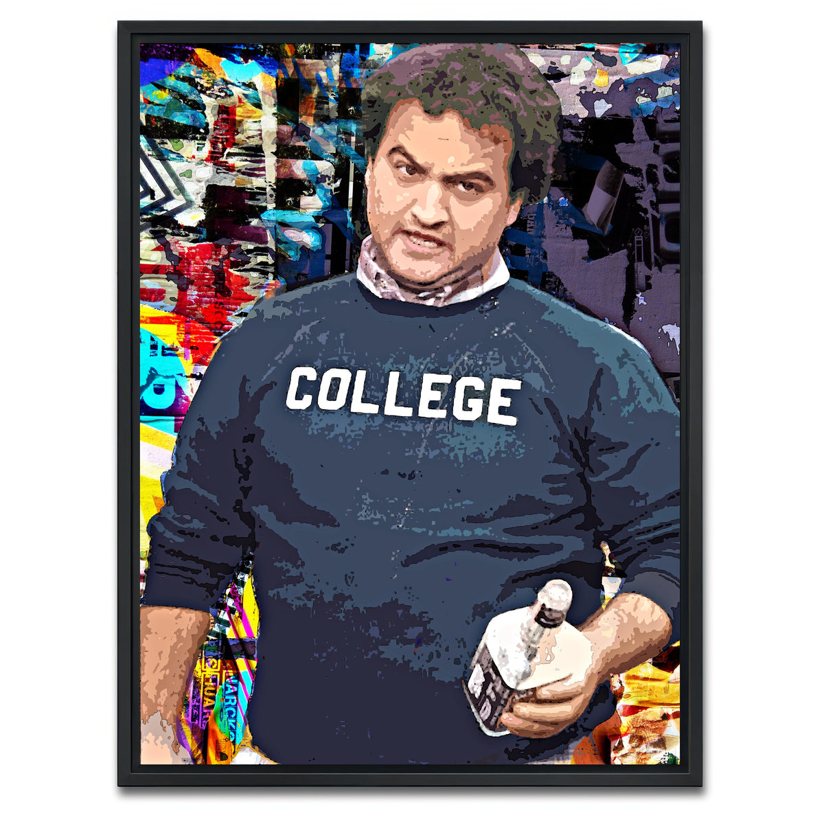 AUTO-MOCKUP WHITE | Animal House | 1 Piece | Black Framed Canvas | group=3x4