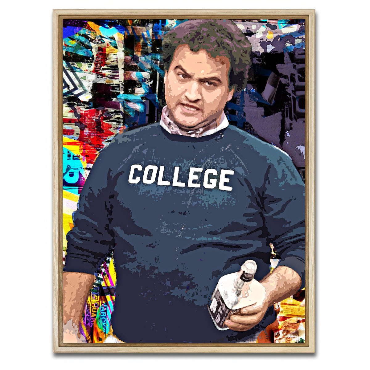 AUTO-MOCKUP WHITE | Animal House | 1 Piece | Natural Framed Canvas | group=3x4