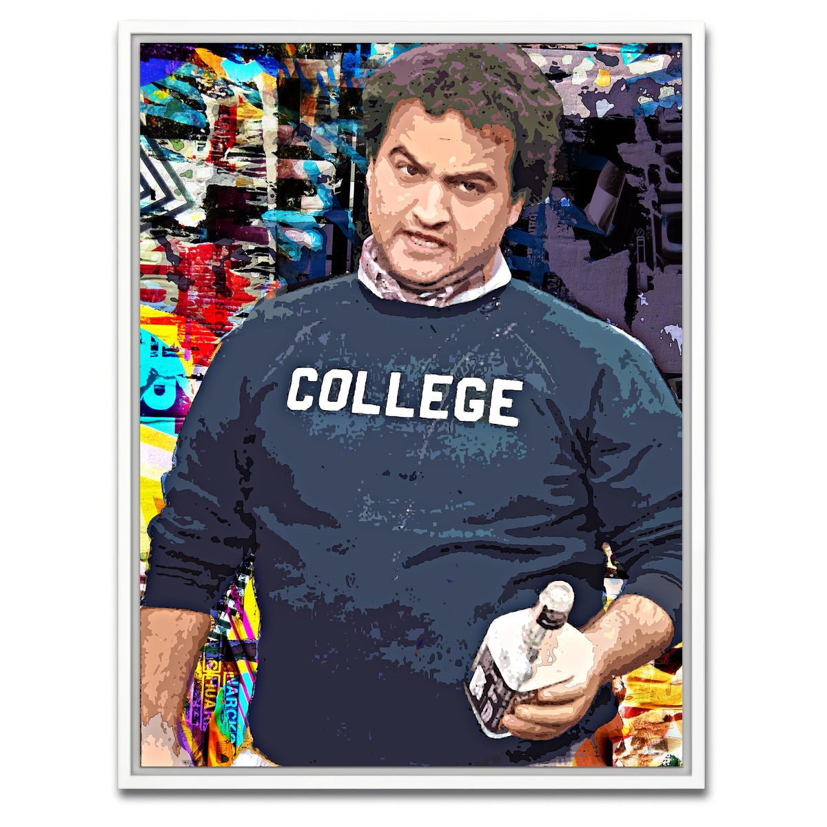 AUTO-MOCKUP WHITE | Animal House | 1 Piece | White Framed Canvas | group=3x4